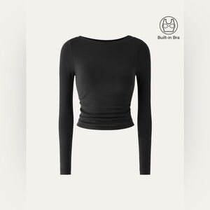 NWT OGL MaxWarmBoatneck Long Sleeve Brami Top In Black
$49MSRP
